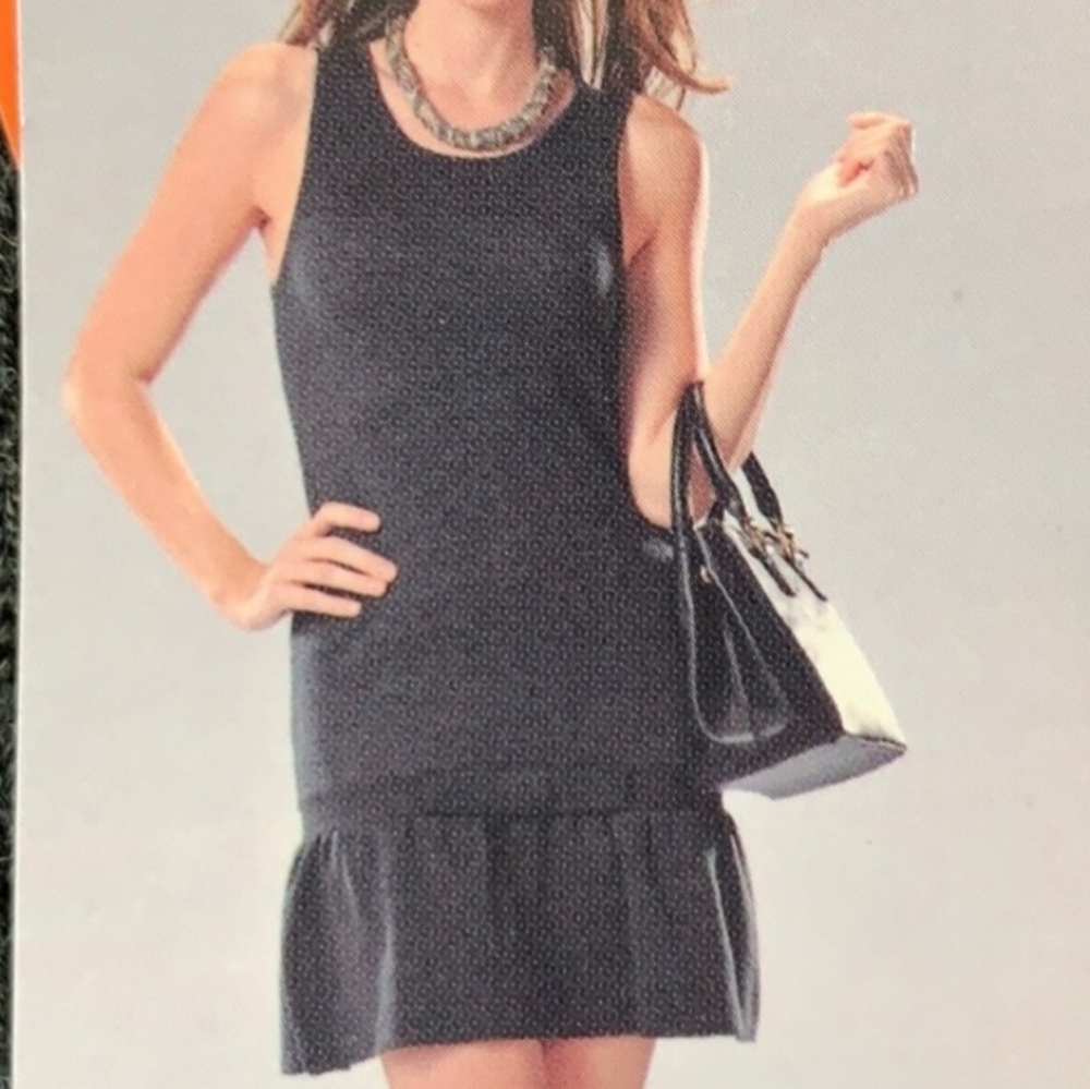 Charlie Paige Women's Drop-Waist Dress Black Sweat